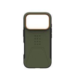 Чохол UAG для iPhone 17 Pro, Civilian MagSafe, Olive/Orange 114545117297 - Картинка 16