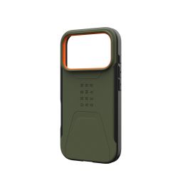 Чохол UAG для iPhone 17 Pro, Civilian MagSafe, Olive/Orange 114545117297 - Картинка 15