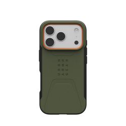  UAG  iPhone 17 Pro, Civilian MagSafe, Olive/Orange 114545117297
