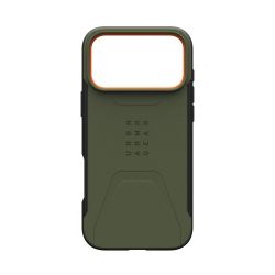 Чохол UAG для iPhone 17 Pro Max, Civilian MagSafe, Olive/Orange 114546117297 - Картинка 16