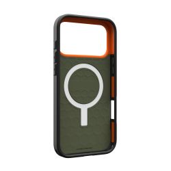 Чохол UAG для iPhone 17 Pro Max, Civilian MagSafe, Olive/Orange 114546117297 - Картинка 13