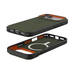 Чохол UAG для iPhone 17 Pro Max, Civilian MagSafe, Olive/Orange 114546117297 - Картинка 8