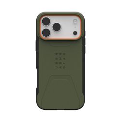  UAG  iPhone 17 Pro Max, Civilian MagSafe, Olive/Orange 114546117297
