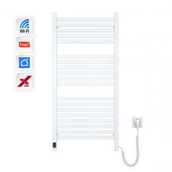 Полотенцесушитель Navin электрический Авангард Х, 1000х480х71мм, Wi-Fi, сталь, белый, правое подключение 12-172055-4810 - Картинка 2