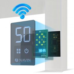 Полотенцесушитель Navin электрический Авангард Х, 1200х480х71мм, Wi-Fi, сталь, белый, левое подключение 12-172155-4812 - Картинка 9