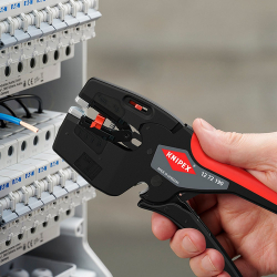 Съемник изоляции KNIPEX MultiStrip, автоматический, 0.03-10мм2 кусачки, регулировка длины, 195мм, 0.170кг 12-72-190 - Картинка 4
