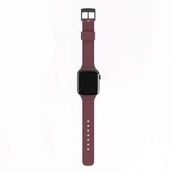 UAG  [U]  Apple Watch 44/42 [U] Dot Silicone, Aubergine 19249K314747 -  7