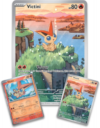 Коллекционная карточная игра Pokemon: Unova Victini Illustration Collection SV10.5 196214112582 - Картинка 3