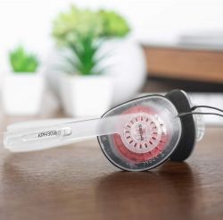 Навушники On-Ear Koss KPH30iCL, 3.5 mini-jack, Mic, 1.2м, Прозорий 196742.101 - Картинка 8