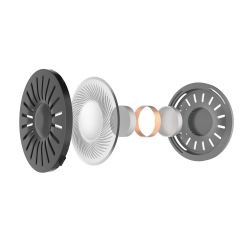 Навушники On-Ear Koss KPH30iCL, 3.5 mini-jack, Mic, 1.2м, Прозорий 196742.101 - Картинка 2