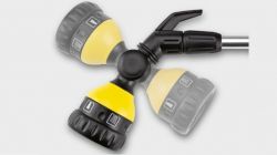 Ороситель ручной Karcher "Plus", Штанга для полива, душ садовый, 6 режимов, поворотное основание 2.645-158.0 - Картинка 3