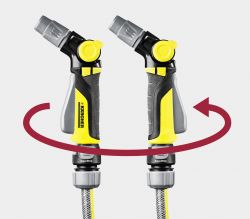 Ороситель ручной Karcher "Plus", пистолетный, поворотная ручка, регулировка напора воды, регулировка формы струи воды 2.645-268.0 - Картинка 4