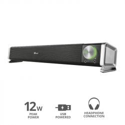 Акустическая система (Звуковая панель) Trust Asto for PC & TV USB Black 21046_TRUST - Картинка 7