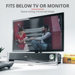 Акустическая система (Звуковая панель) Trust Asto for PC & TV USB Black 21046_TRUST - Картинка 12