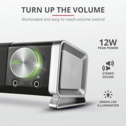 Акустическая система (Звуковая панель) Trust Asto for PC & TV USB Black 21046_TRUST - Картинка 11