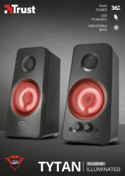   () Trust 2.0 GXT 608 Tytan Illuminated Speaker Set  BLACK 21202_TRUST -  11
