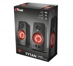   () Trust 2.0 GXT 608 Tytan Illuminated Speaker Set  BLACK 21202_TRUST -  10