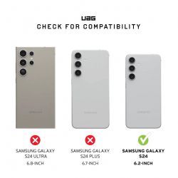 UAG Чохол для Samsung Galaxy S24, Monarch, Kevlar Black 214411113940 - Картинка 10