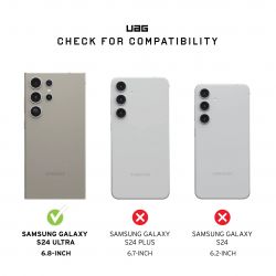 UAG ����� ��� Samsung Galaxy S24 Ultra, Monarch Pro, Kevlar Black 214416113940 - �������� 10