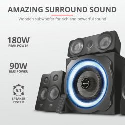 Акустическая система (Колонки) Trust 5.1 GXT 658 Tytan Surround Speaker System Black 21738_TRUST - Картинка 8
