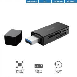 Картрідер Кардрідер Trust Nanga USB 3.1 Card Reader 21935_TRUST - Картинка 7