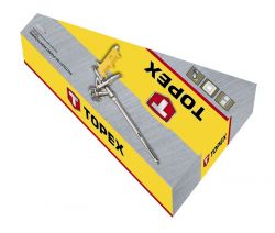 Пистолет для монтажной пены TOPEX, держатель пластмасса, регулировка напора 21B501 - Картинка 2