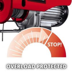 Тельфер електричний Einhell TC-EH 500 1000Вт до 500кг трос 12м 15.15кг 2255140 - Картинка 5