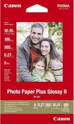  Canon 4"x6" Photo Paper Glossy PP-201, 100. 2311B072