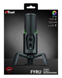    Trust GXT 258 Fyru USB 4-in-1 Streaming Microphone Black 23465_TRUST -  16