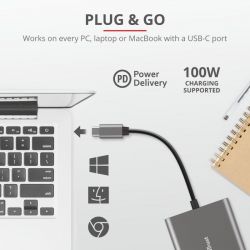 ��� Trust Dalyx 3-in-1 USB-� > USB-� 3.2/USB-�/HDMI, �������, 0.1�, ������ 23772_TRUST - �������� 8