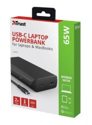 Trust    Laro 65W USB-C 20.000 mAh for laptop Black 23892_TRUST -  12