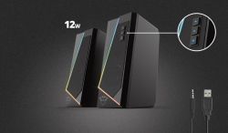 Акустическая система (Колонки) Trust 2.0 GXT 609 Zoxa RGB Black 24070_TRUST - Картинка 3