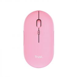  Trust Puck Rechargeable Ultra-Thin BT WL Silent Pink 24125_TRUST