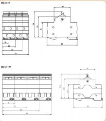 Перемикач навантаження ETI, SSQ 263 "1-0-2", 2p 63A 2421426 - Картинка 3