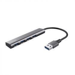 USB- Trust Halyx 4-Port USB-A 3.2 Grey 24947_TRUST -  1