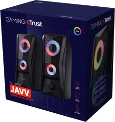 Акустична система Trust GXT 606 Javv 2.0, USB/AUX, RGB, чорний 25108_TRUST - Картинка 7