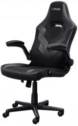 Кресло Trust GXT703 RIYE, ПУ шкіра, Foldable Armrests, Черный 25128_TRUST - Картинка 4