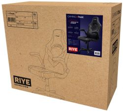 Кресло Trust GXT703 RIYE, ПУ шкіра, Foldable Armrests, Черный 25128_TRUST - Картинка 8
