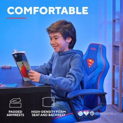 Кресло Trust GXT 703SM Revvo, ПУ шкіра, Foldable Armrests, синій 25741_TRUST - Картинка 2