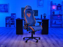 Кресло Trust GXT721SM Ruya Pro, ПУ шкіра, Foldable Armrests, синий 25742_TRUST - Картинка 11