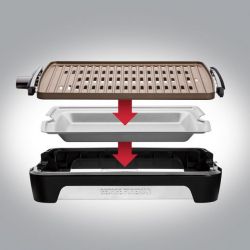  Russell Hobbs George Foreman 25850-56 Smokeless BBQ Grill -  17