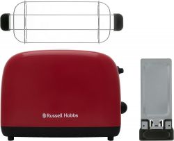 Russell Hobbs Тостер Colours Plus, 1600Вт, нержав., підігрів,разморозка, червоний 26554-56 - Картинка 2