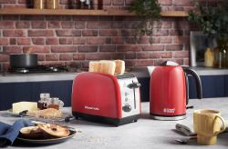 Russell Hobbs Тостер Colours Plus, 1600Вт, нержав., підігрів,разморозка, червоний 26554-56 - Картинка 12