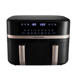 Мультипіч Russell Hobbs Satis Fry DualBaske 27680-56 чорний - Картинка 2