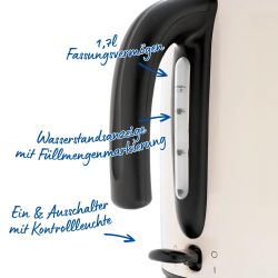 Електрочайник Russell Hobbs, 1.7л, метал, жасмін 28510-70 - Картинка 5