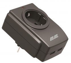 ������� ��������� 2E 1x���F, 16A, 2*USB-A, ������, ������ 2E-AD120U