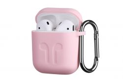  2  Apple AirPods, Pure Color Silicone Imprint (1.5mm), Light pink 2E-AIR-PODS-IBSI-1.5-LPK -  2