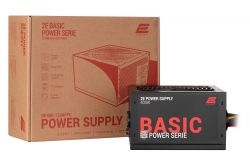   2E BASIC POWER  (400W), 80%, 120mm, 1xMB 24pin(20+4), 1xCPU 8pin(4+4), 3xMolex, 4xSATA, 1xPCIe 8pin(6+2) 2E-BP400-120APFC