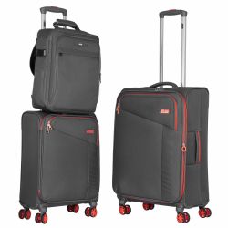 Рюкзак дорожный 2Е Trek, Cabin size, полиестр, EXP, 17/23л, с отсеком для ноутбука 16", серый 2E-BPET-CABIN-GR - Картинка 15