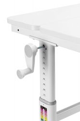 Стіл комп'ютерний 2E CE301K-MECHANIC, регулювання висоти, механіка, 54/76х120x60см, білий 2E-CE301K-MECHANIC - Картинка 3